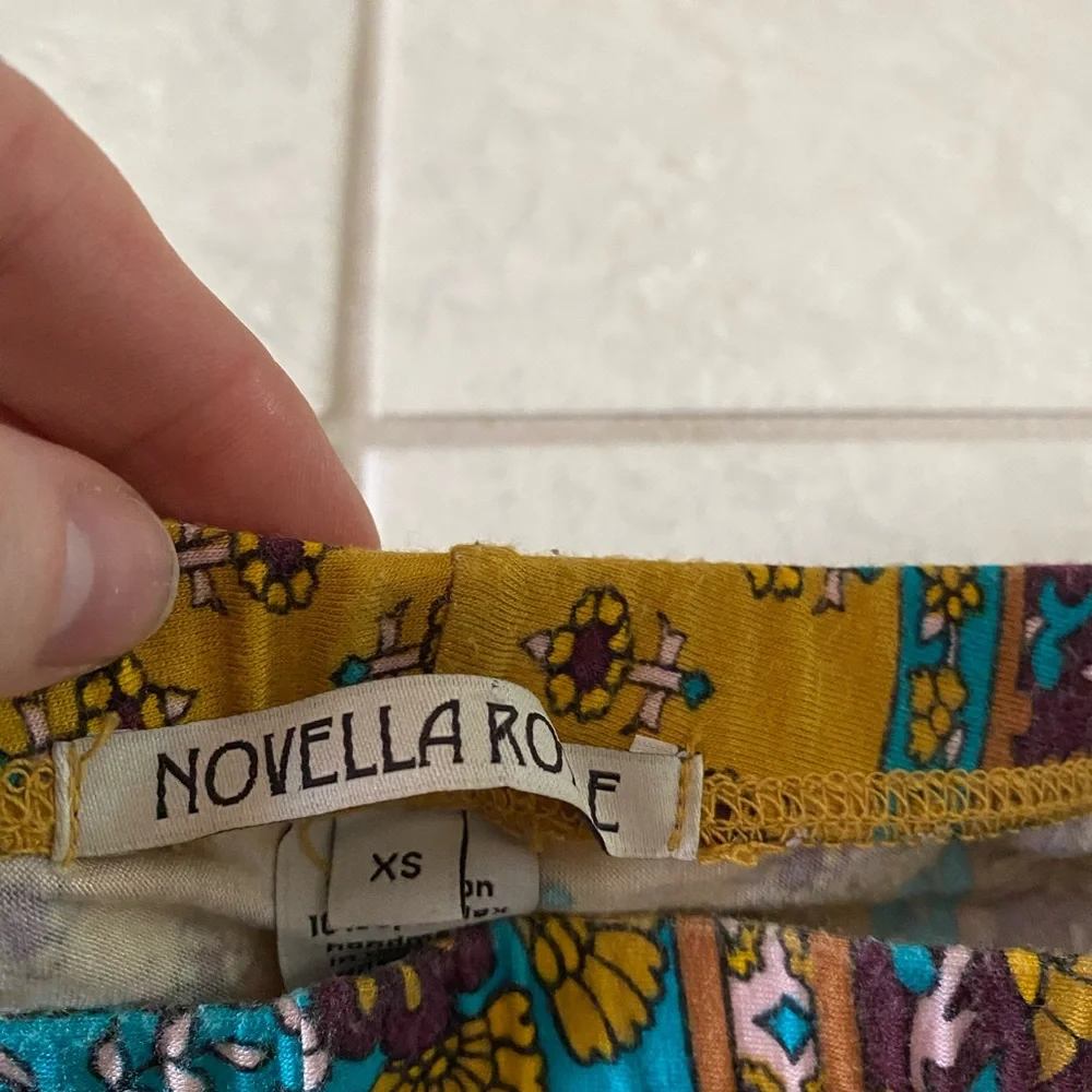 Novella Royale Multicolor Boot Cut Pants Janis bells - Picture 3 of 6